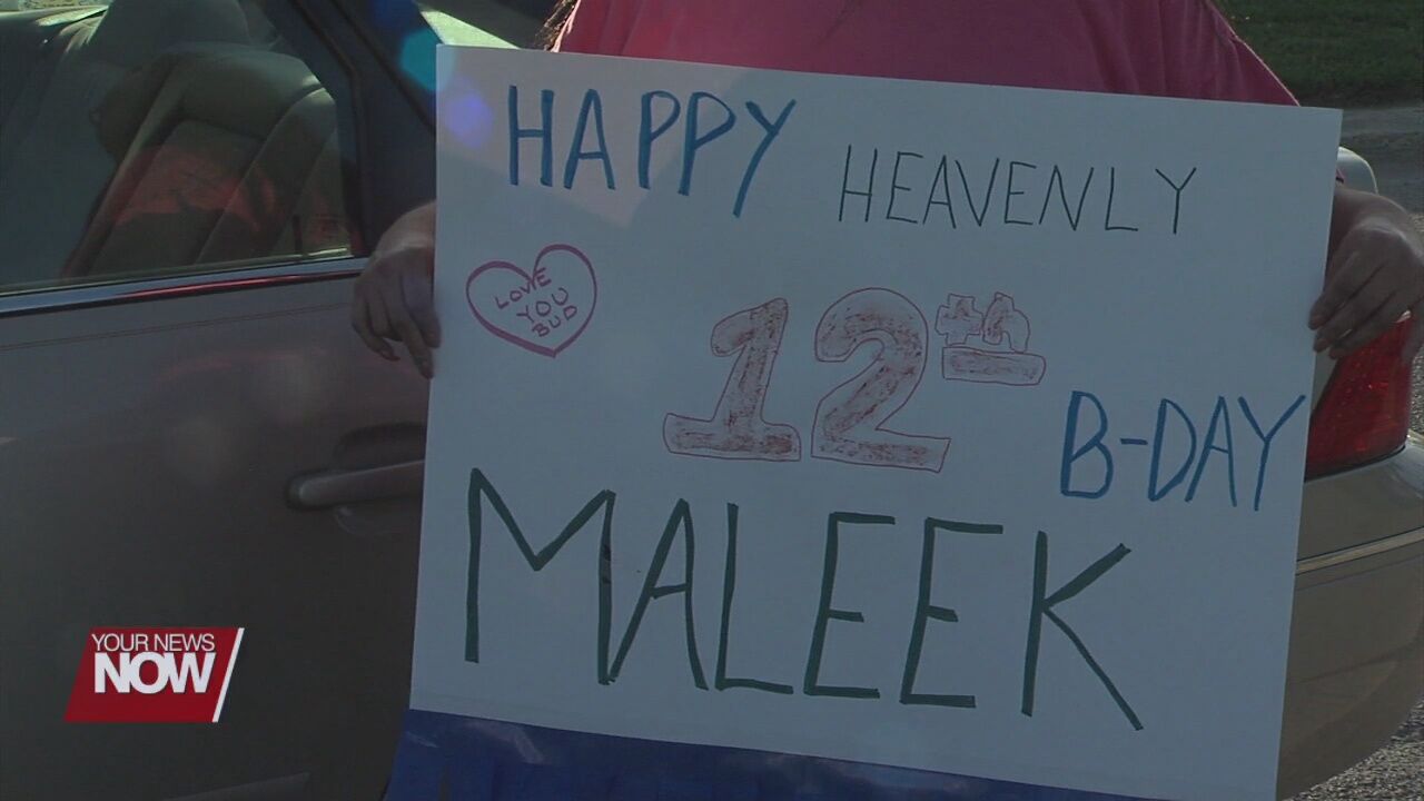 Family and friends celebrate Marek Nelson's birthday